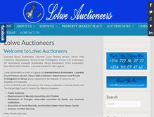 Tablet Screenshot of lolweauctioneers.com
